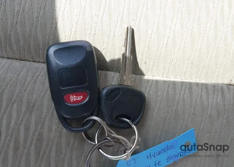 2007 Hyundai Santa Fe Gls from USA, damaged, VIN 5NMSG73D57H115103